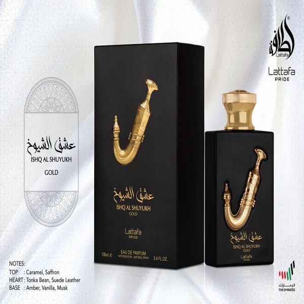 Lattafa Pride Ishq Al Shuyukh Gold Eau De Perfume Dubai UAE