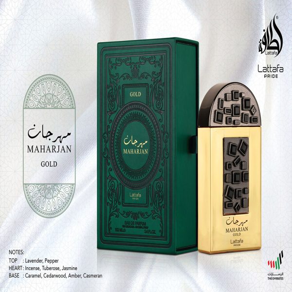 Lattafa Pride Maharjan Gold Eau De Perfume Dubai UAE
