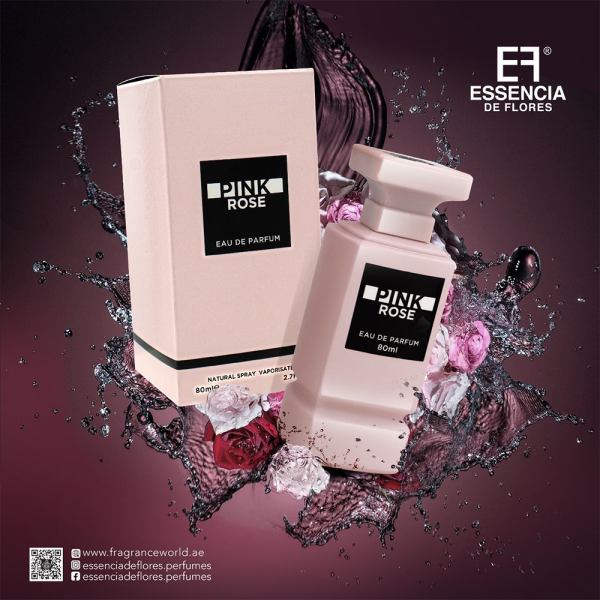 Fragranceworld Essencia De Flores Pink Rose Eau De perfume Dubai UAE
